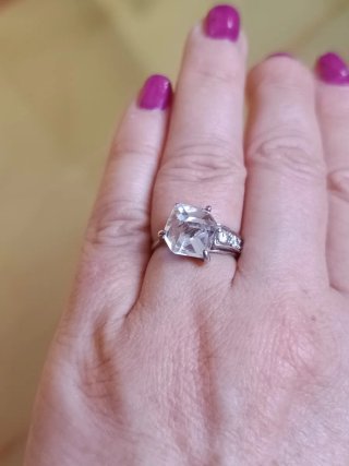 Anillo de plata 925 con circonitas