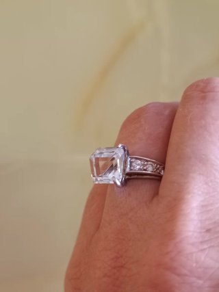 Anillo de plata 925 con circonitas