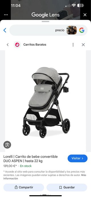 Silla de paseo para bebé