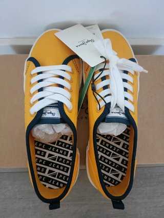 Zapatillas Pepe Jeans Amarillas Talla 36