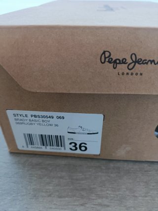 Zapatillas Pepe Jeans Amarillas Talla 36