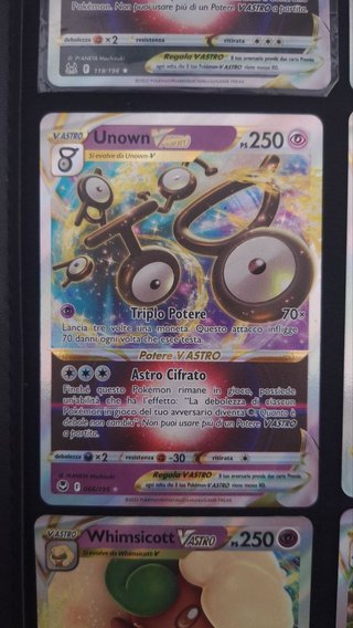 Lotto 9 Carte Pokemon VASTRO ITA