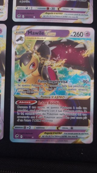 Lotto 9 Carte Pokemon VASTRO ITA