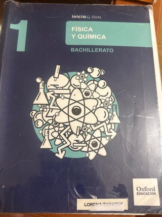 Física y química, 1 Bachillerato