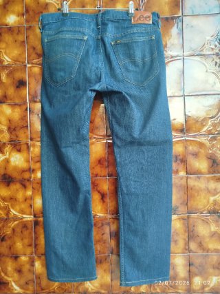 Vaqueros Lee W34 L34 Hombre ORIGINALES