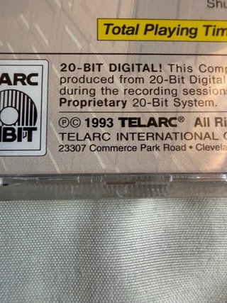 CD Dragon Quest - Telarc 1993 rareza