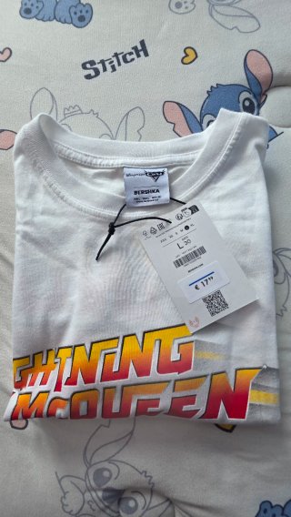 Camiseta Lightning McQueen Cars Talla L