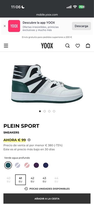 Plein Sport T.41 Piel Combinada Multicolor (18)