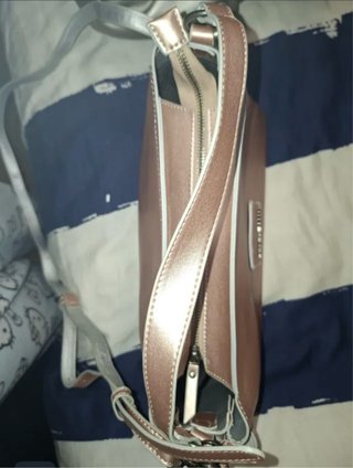 Bolso Pepe Jeans Rosa Metalizado