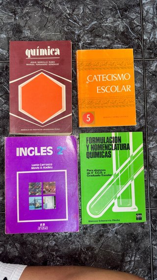 Lote Libros Escolares Antiguos