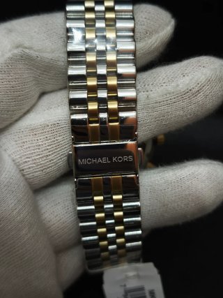 Reloj Michael Kors Hombre Original Dorado y Plata