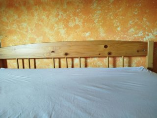 Estructura de cama de madera Ikea