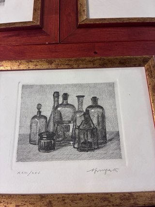 Tre acqueforti incorniciate