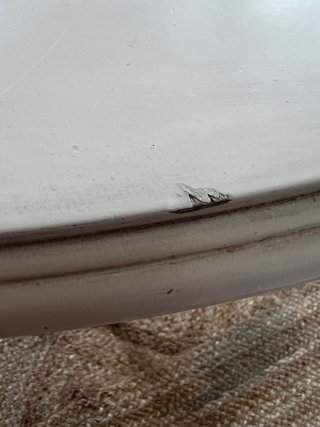 Mesa extensible ovalada de madera 4-6 comensales