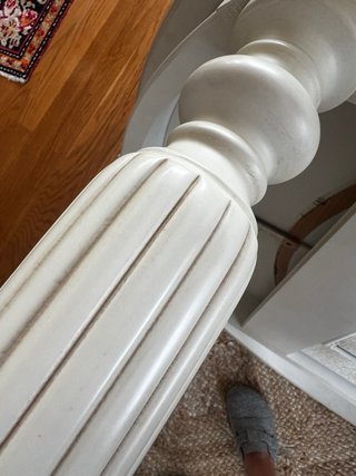 Mesa extensible ovalada de madera 4-6 comensales