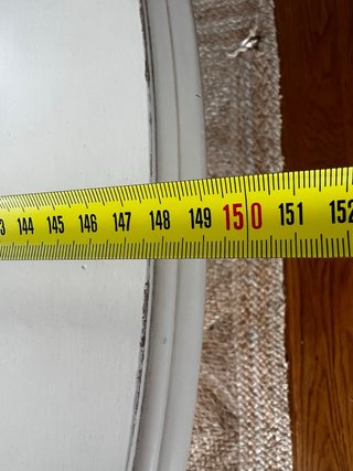 Mesa extensible ovalada de madera 4-6 comensales