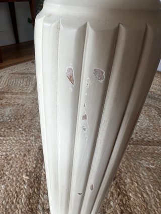 Mesa extensible ovalada de madera 4-6 comensales