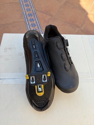 Zapatillas Ciclismo Negras Boa