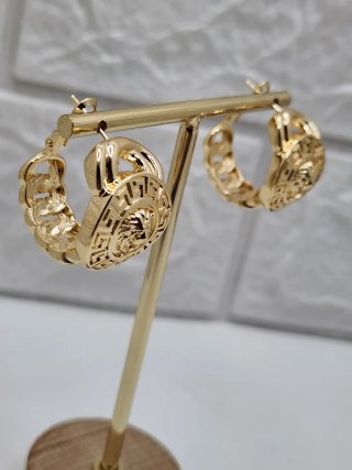 Pendientes Goldfilled Greco Leones