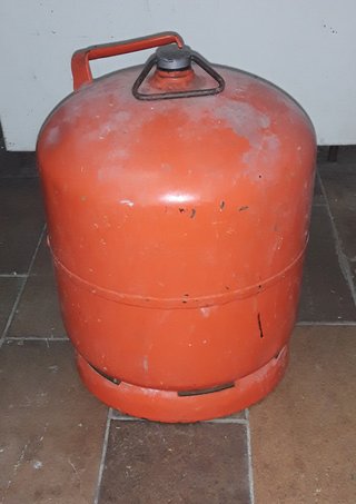 Botella de gas para camping