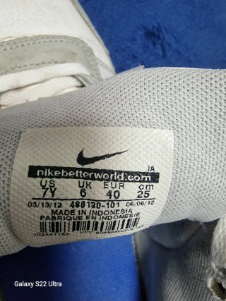 Zapatillas Nike Blancas y Azules
