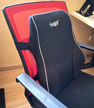 Cojín lumbar viscoelástico Feagar negro