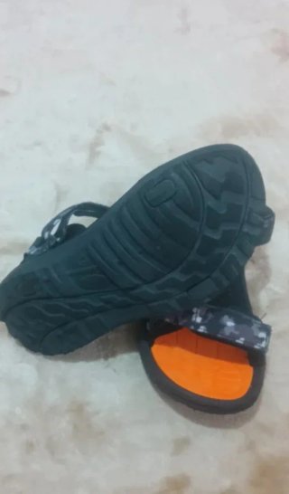 Sandalias niño camuflaje naranja 32