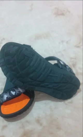 Sandalias niño camuflaje naranja 32