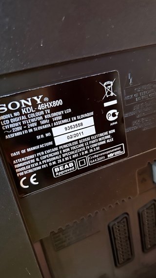 Televisor Sony Bravia KDL-46HX800