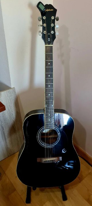 Guitarra Acústica Epiphone Negra