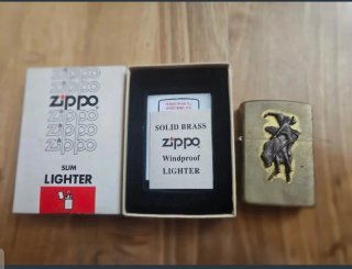 Zippo Marlboro Country 1994 Antique Brass - NOS