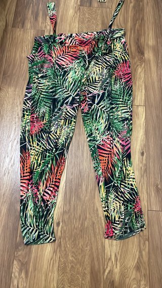 Pantalones anchos naranja Talla XL