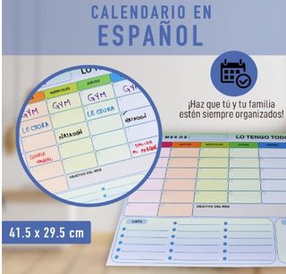 Planificador Mensual Magnético A3