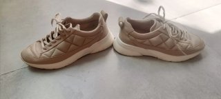 Zapatillas Massimo Dutti Beige Mujer
