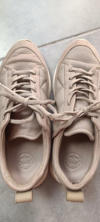 Zapatillas Massimo Dutti Beige Mujer