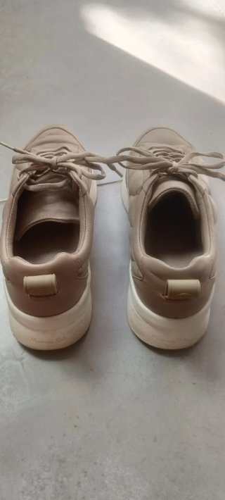 Zapatillas Massimo Dutti Beige Mujer