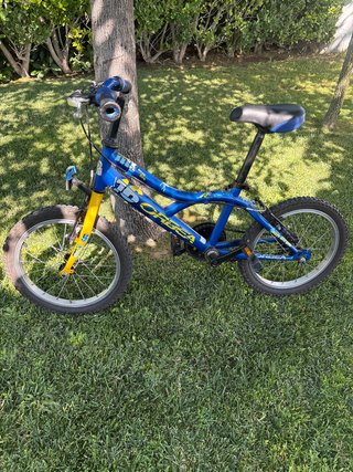 Bicicleta Orbea 16 pulgadas Infantil Azul amarilla