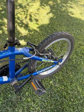 Bicicleta Orbea 16 pulgadas Infantil Azul amarilla