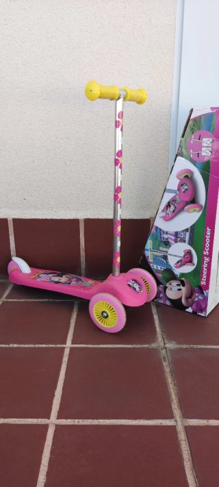 Patinete 3 Ruedas Minnie Rosa