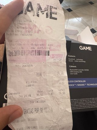 Mando Bluetooth GAME PS3 Negro