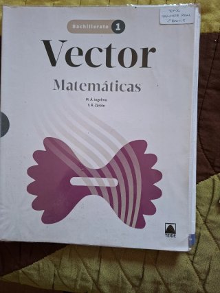 Vector. Matemáticas 1 BACH