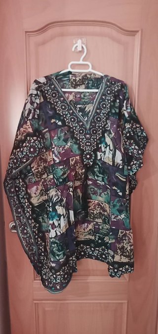 Vestido playero estampado