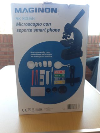 Microscopio Maginon MK-800SH con soporte smartphon