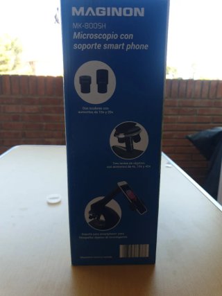 Microscopio Maginon MK-800SH con soporte smartphon