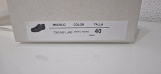 Zapatos Iturri Piel Negra Talla 40