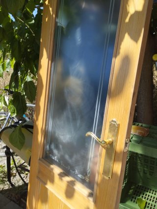 Puertas de madera con cristal 3 puertas sin crstal