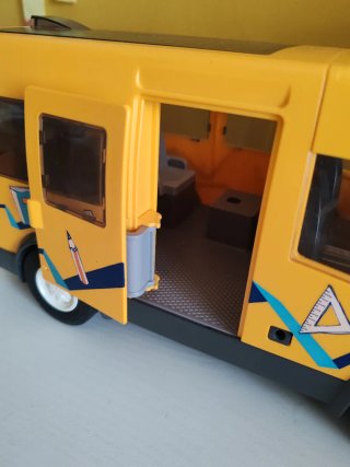 Autobús escolar Playmobil amarillo