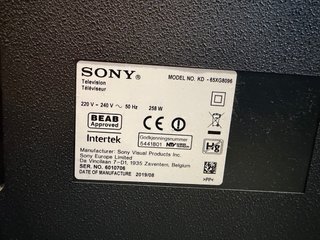 TV Sony 65 Negra