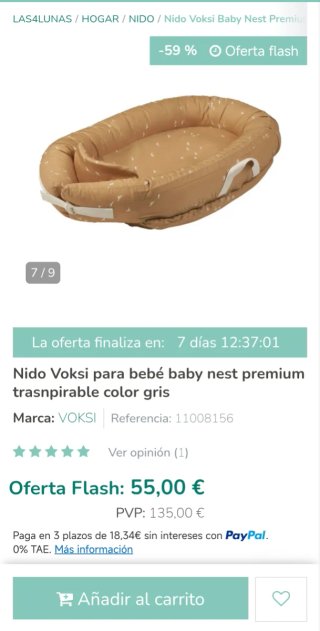 Nido Voksi Baby Nest Premium Transpirable