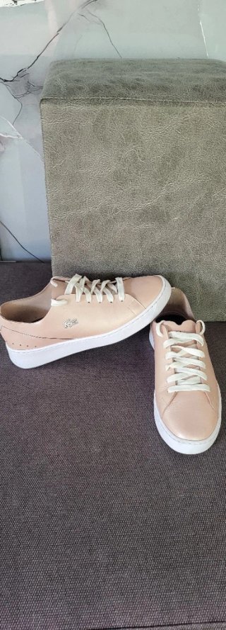 Zapatillas Lacoste Talla 40 Rosa/Blanco